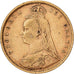 Grande-Bretagne, Victoria, 1/2 Sovereign, 1890, Londres, Or, TTB, KM:766