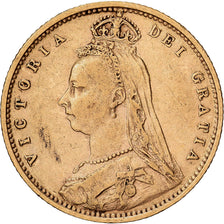 Great Britain, Victoria, 1/2 Sovereign, 1890, British Royal Mint, Gold