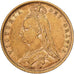 Grande-Bretagne, Victoria, 1/2 Sovereign, 1892, British Royal Mint, Or, TTB