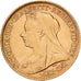 Groot Bretagne, Victoria, 1/2 Sovereign, 1900, British Royal Mint, Goud, PR