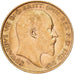 GREAT BRITAIN, 1/2 Sovereign, 1907, KM #804, EF(40-45), Gold, 3.96