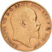GREAT BRITAIN, 1/2 Sovereign, 1903, KM #804, AU(50-53), Gold, 4.00