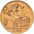 GREAT BRITAIN, 1/2 Sovereign, 1913, KM #819, AU(55-58), Gold, 3.99