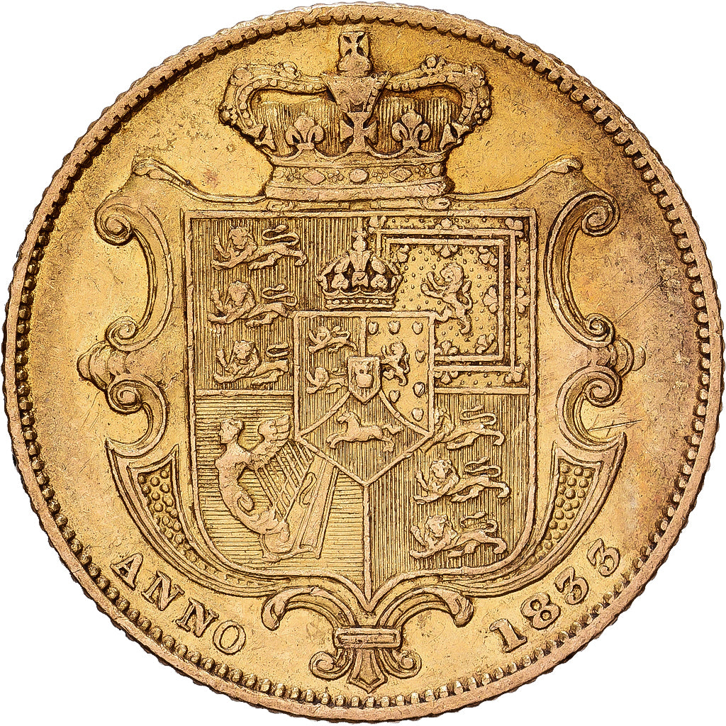 Australië, Royaume-Uni, Guillaume IV, Souverain, 1833, Royal Mint, KM 717