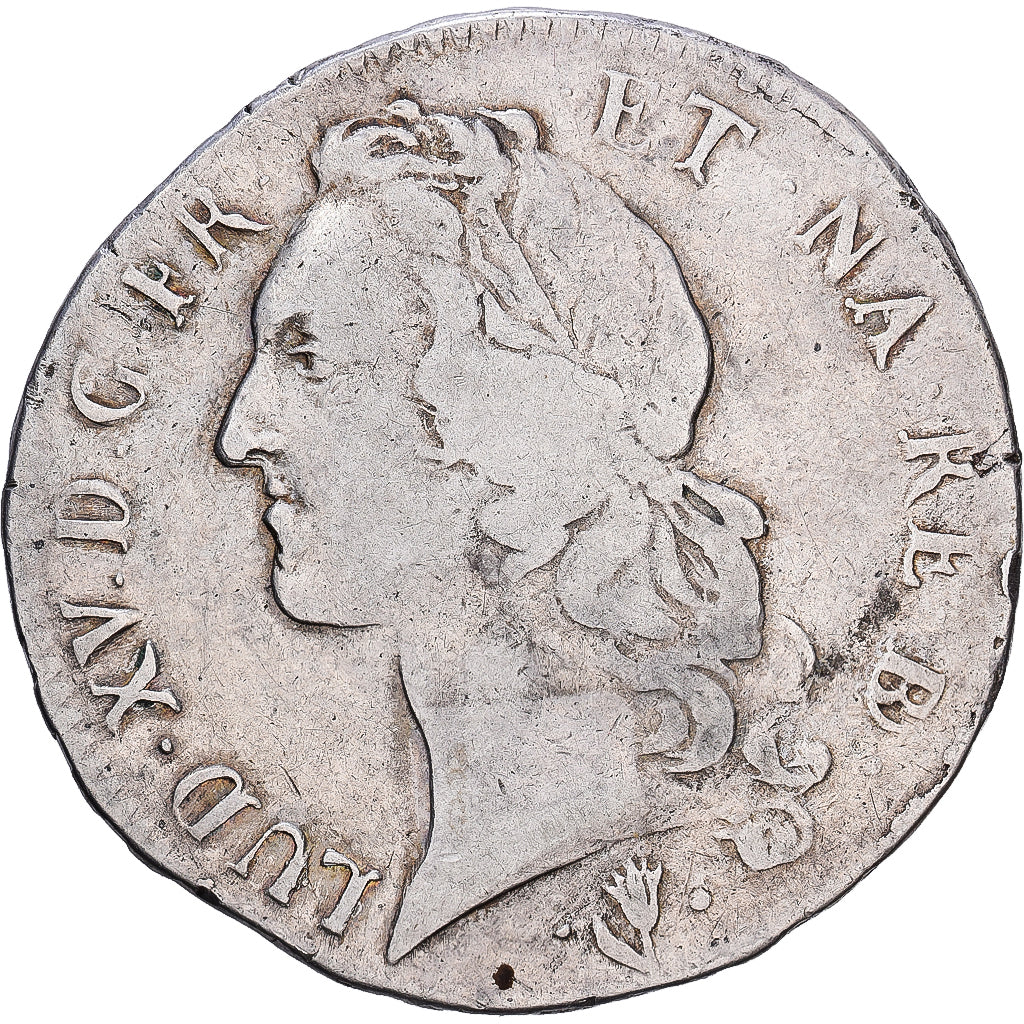 Münze, Frankreich, Louis XV, Écu de Béarn au bandeau, Ecu, 1747, Pau, S