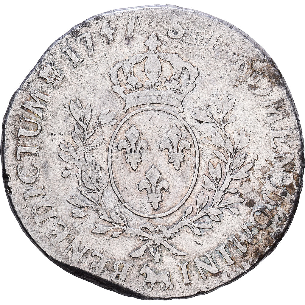 Münze, Frankreich, Louis XV, Écu de Béarn au bandeau, Ecu, 1747, Pau, S