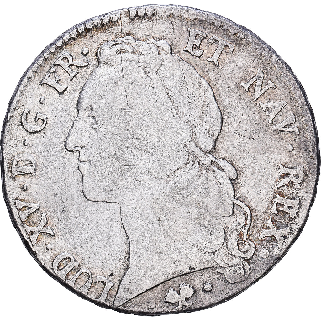 Coin, France, Louis XV, Écu au bandeau, Ecu, 1763, Bayonne, VF(30-35), Silver