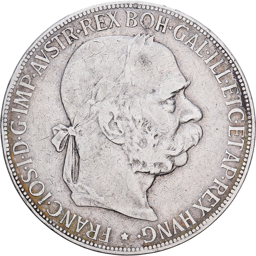 Österreich, Franz Joseph I, 5 Corona, 1900, Vienna, Silber, S+, KM:2807