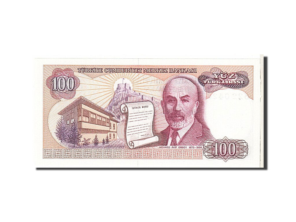 Billete, 100 Lira, 1984, Turquía, UNC