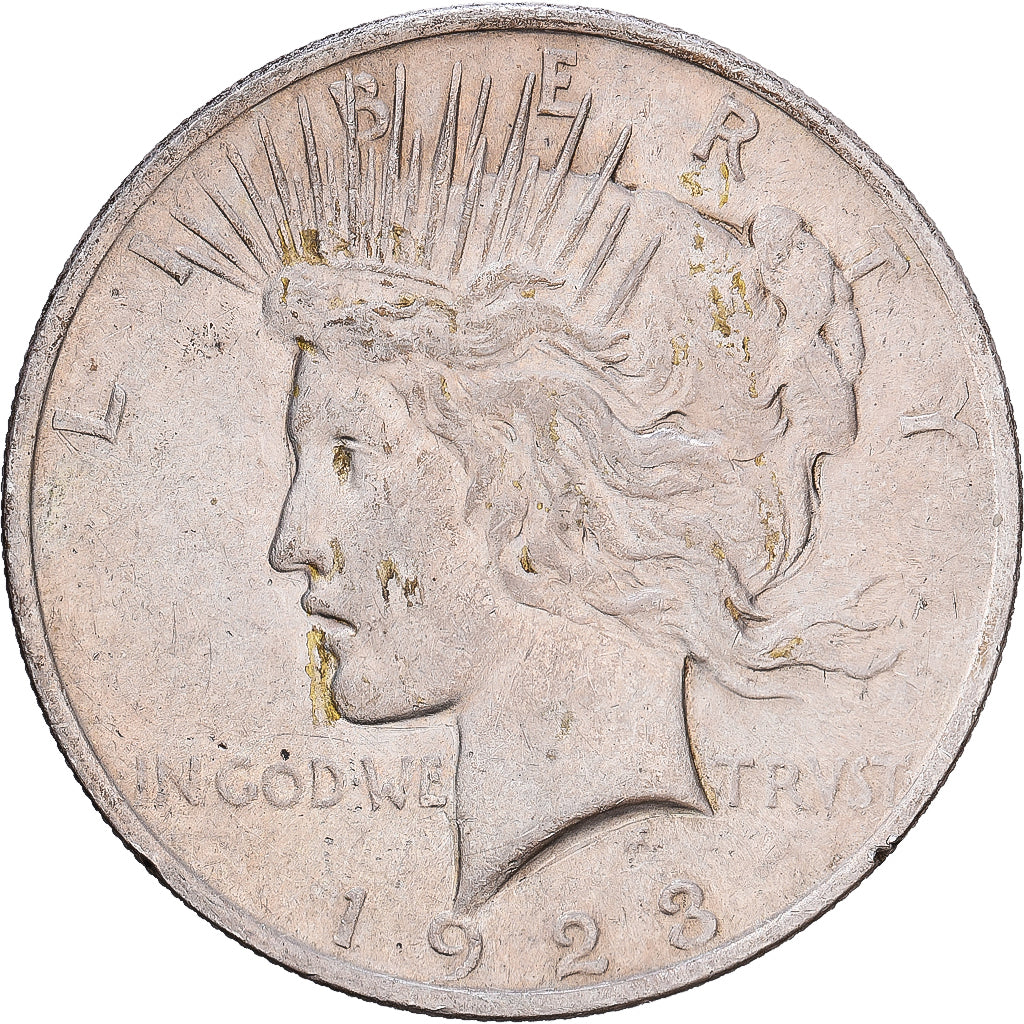United States, 1 Dollar, Peace, 1923, Philadelphia, Silver, VF(30-35), KM:150