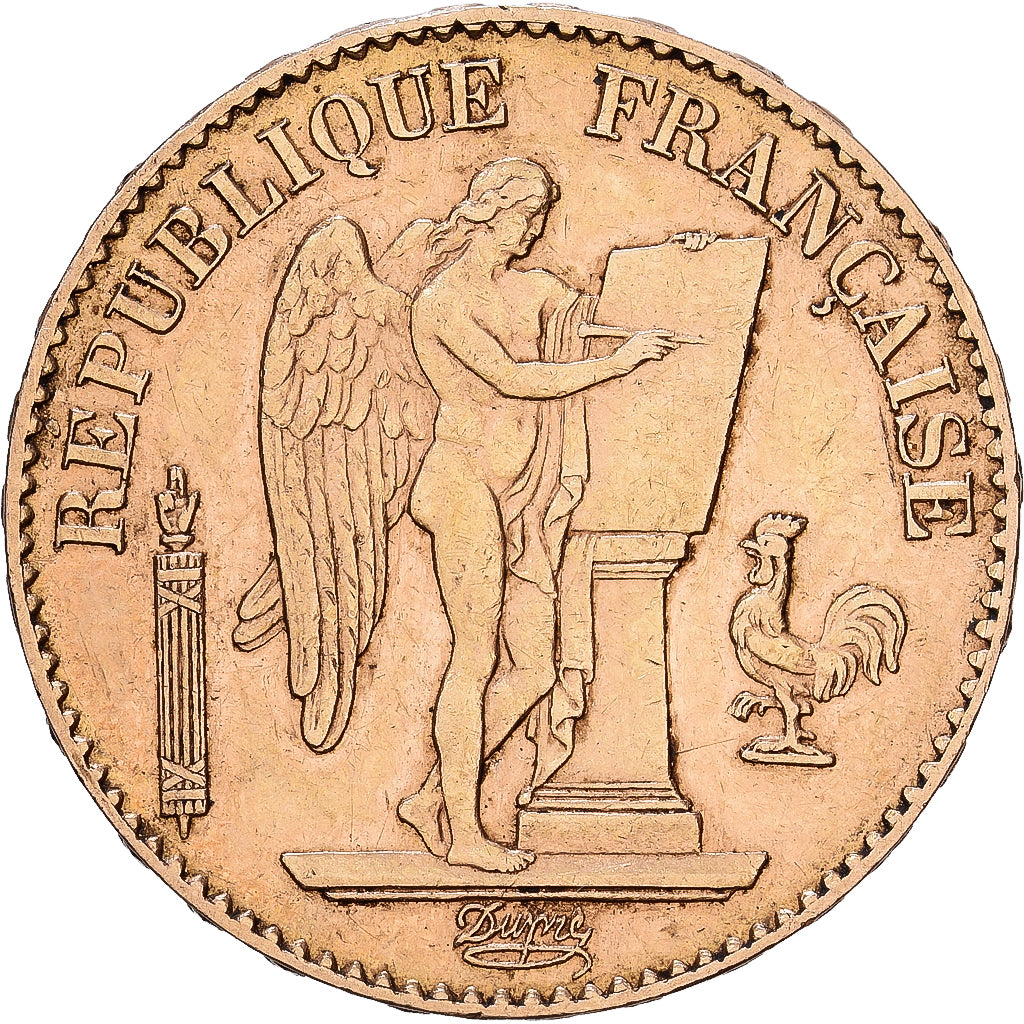 Monnaie, France, Génie, 20 Francs, 1894, Paris, TTB, Or, Gadoury:1063, KM:825