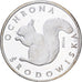 Polska, 1000 Zlotych, Squirrel, 1985, Warsaw, Srebro, MS(60-62), KM:Pr548