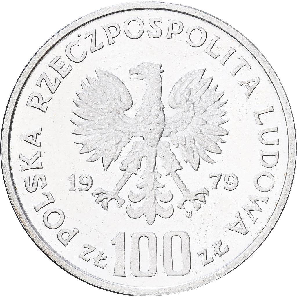 Coin, Poland, environmental protection, 100 Zlotych, 1979, Warsaw, ESSAI