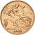 GREAT BRITAIN, 1/2 Sovereign, 1911, KM #819, AU(55-58), Gold, 3.98