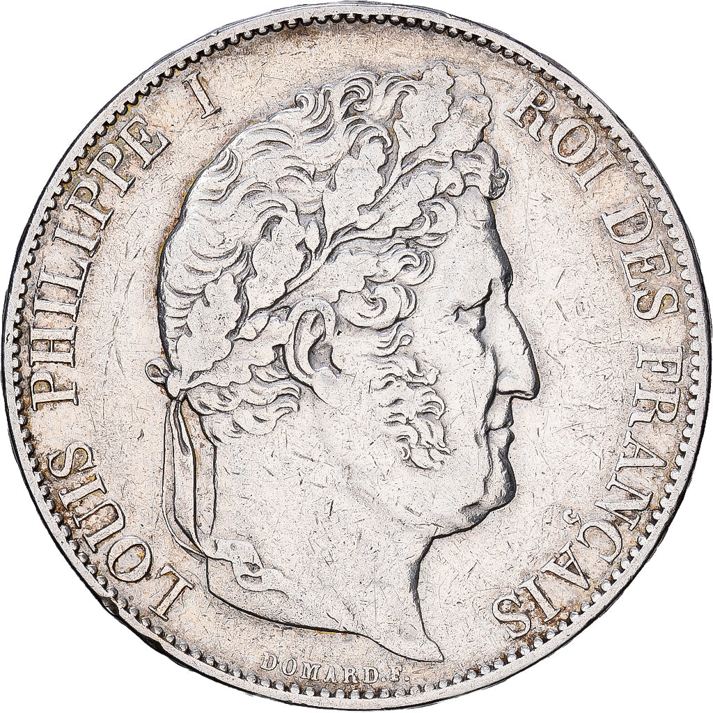 Münze, Frankreich, Louis-Philippe, 5 Francs, 1844, Lille, SS, Silber, KM:749.13