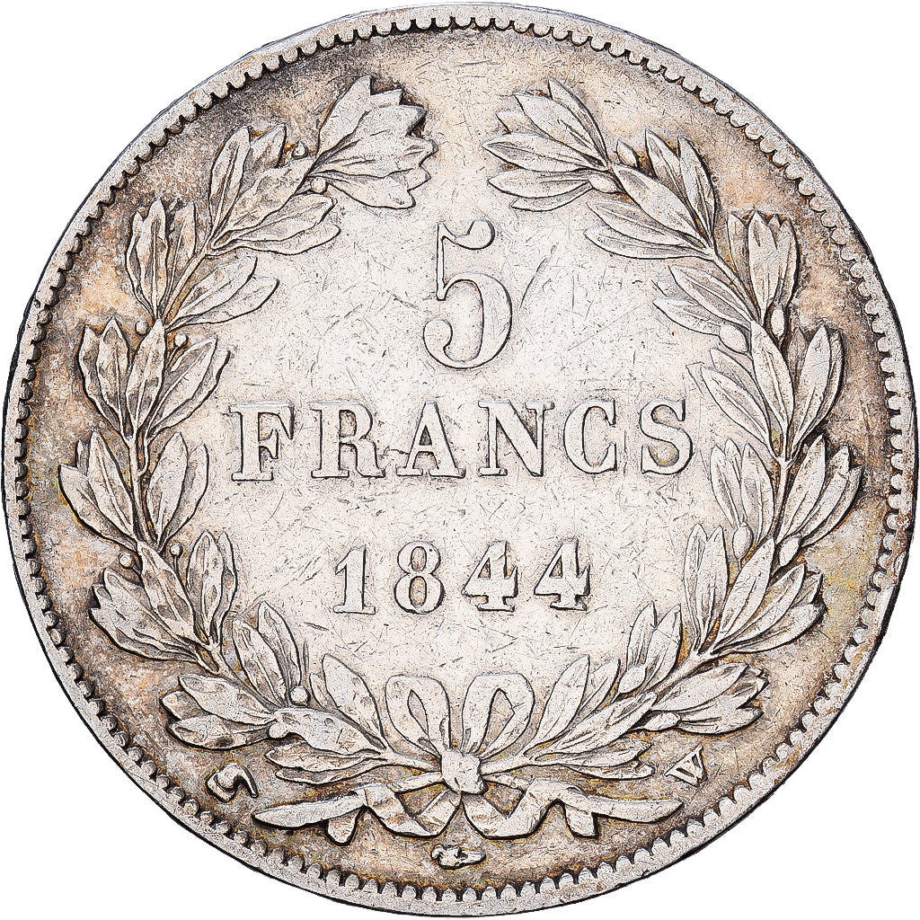 Münze, Frankreich, Louis-Philippe, 5 Francs, 1844, Lille, SS, Silber, KM:749.13