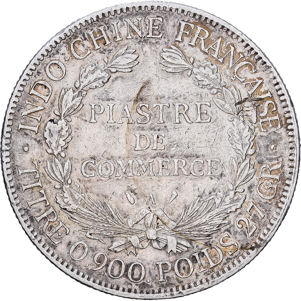 Indochine française, Piastre, 1913, Paris, Argent, TTB+, KM:5a.1