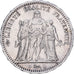 Frankreich, Hercule, 5 Francs, 1873, Paris, SS+, Silber, KM:820.1, Gadoury:745a