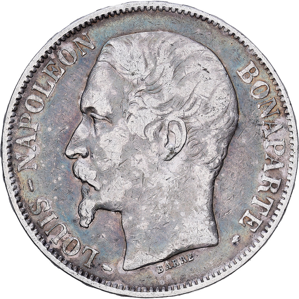 Coin, France, Napoléon III, 5 Francs, 1852, Paris, VF(30-35), Silver, KM:773.1