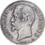 Moeda, França, Napoleon III, 5 Francs, 1855, Strasbourg, VF(20-25), Prata