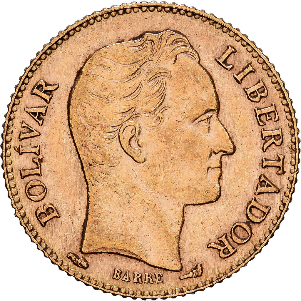 Venezuela, Gr 6.4516, 20 Bolivares, 1912, Oro, BB, KM:32