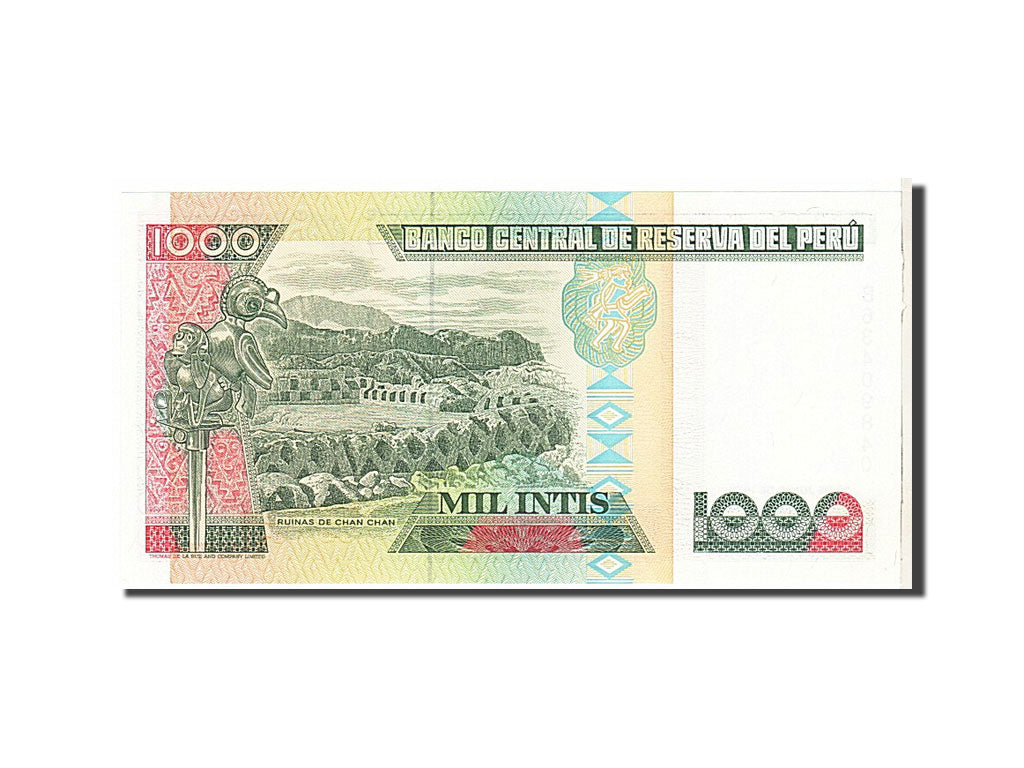 Geldschein, Peru, 1000 Intis, 1988, UNZ