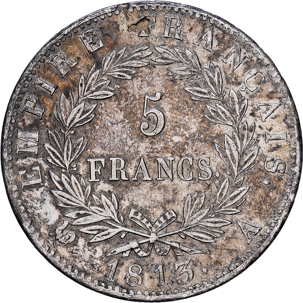 France, Napoleon I, 5 Francs, 1813, Paris, Silver, EF(40-45), Gadoury:584