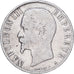 France, Napoléon III, 5 Francs, 1855, Paris, main ancre, Argent, TB