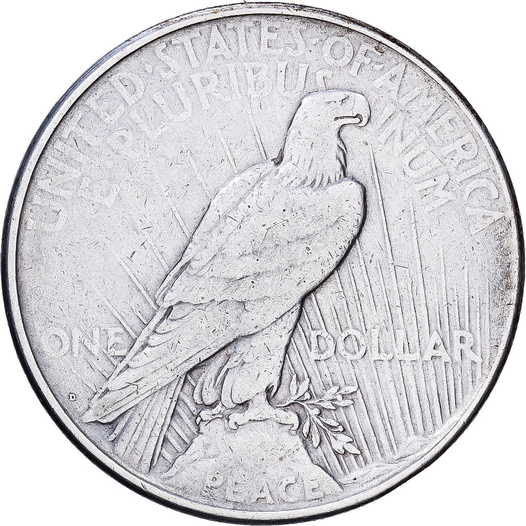 Munten, Verenigde Staten, Peace Dollar, 1923, Denver, ZF, Zilver, KM:150