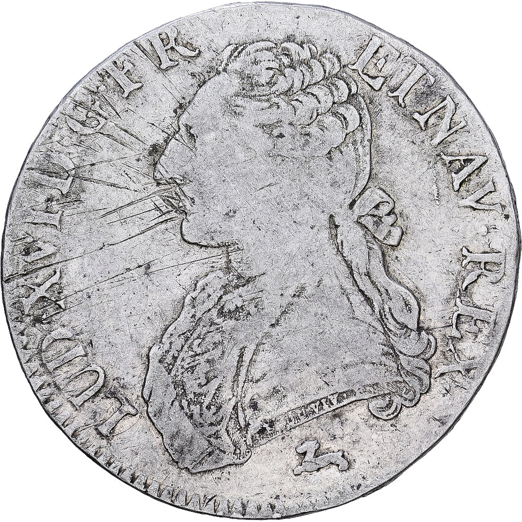 France, Louis XVI, Ecu, Écu aux branches d'olivier, 1784, Orléans, Silver