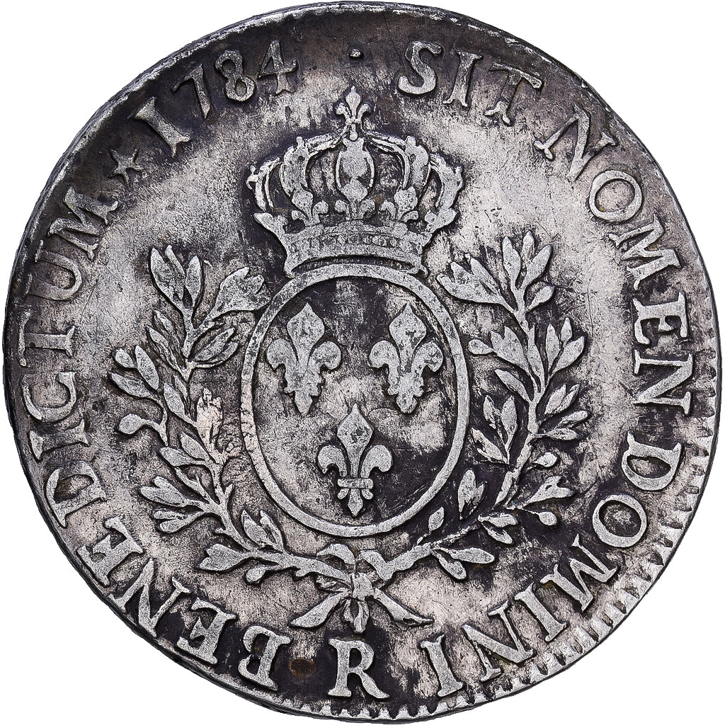 France, Louis XVI, Ecu, Écu aux branches d'olivier, 1784, Orléans, Silver