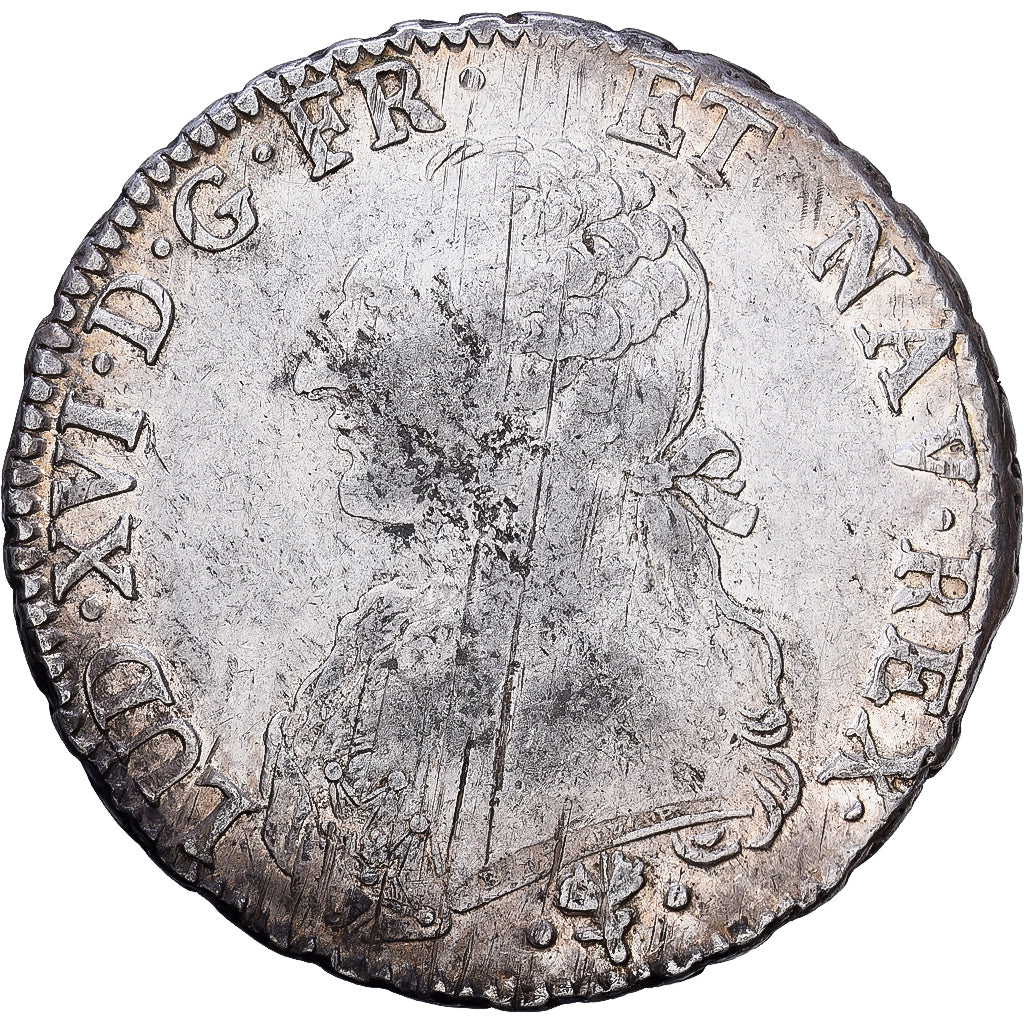 Monnaie, France, Louis XVI, Écu aux branches d'olivier, Ecu, 1784, Bayonne, TB