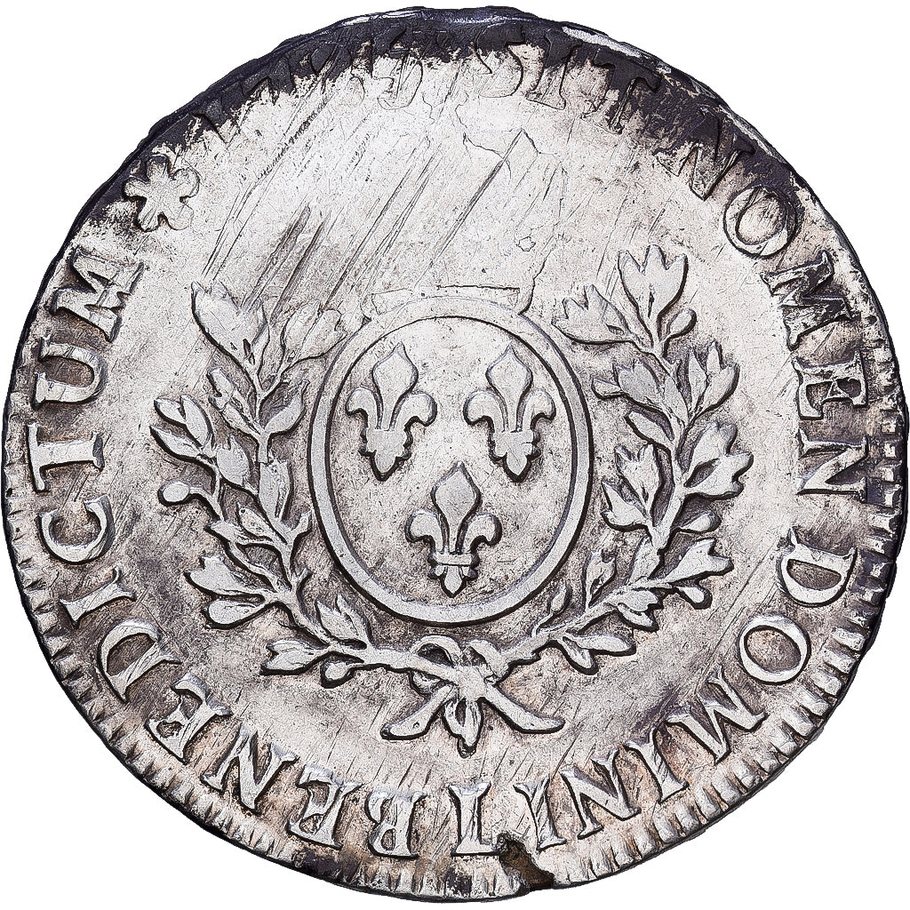 France, Louis XVI, Écu aux branches d'olivier, Ecu, 1785, Bayonne, TB+, Silv...