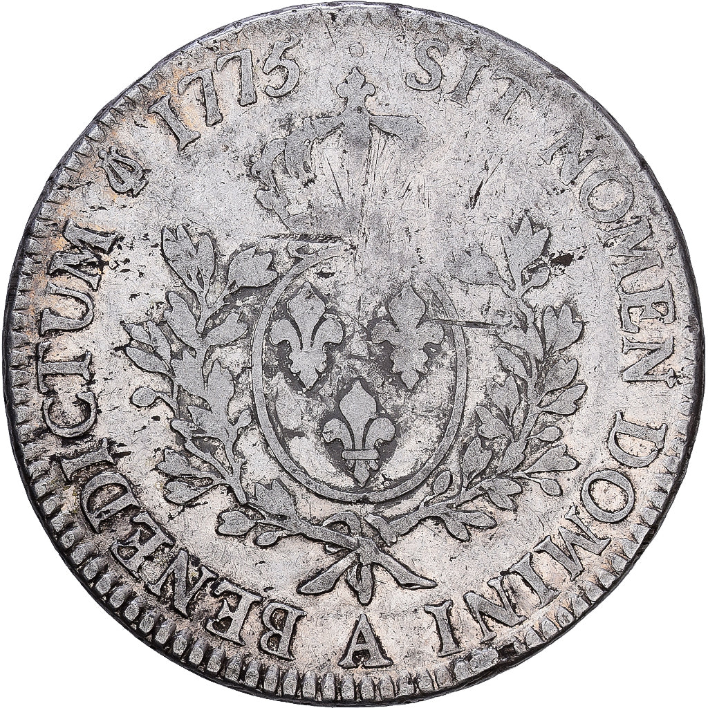 Coin, France, Louis XVI, Écu aux branches d'olivier, Ecu, 1775, Paris