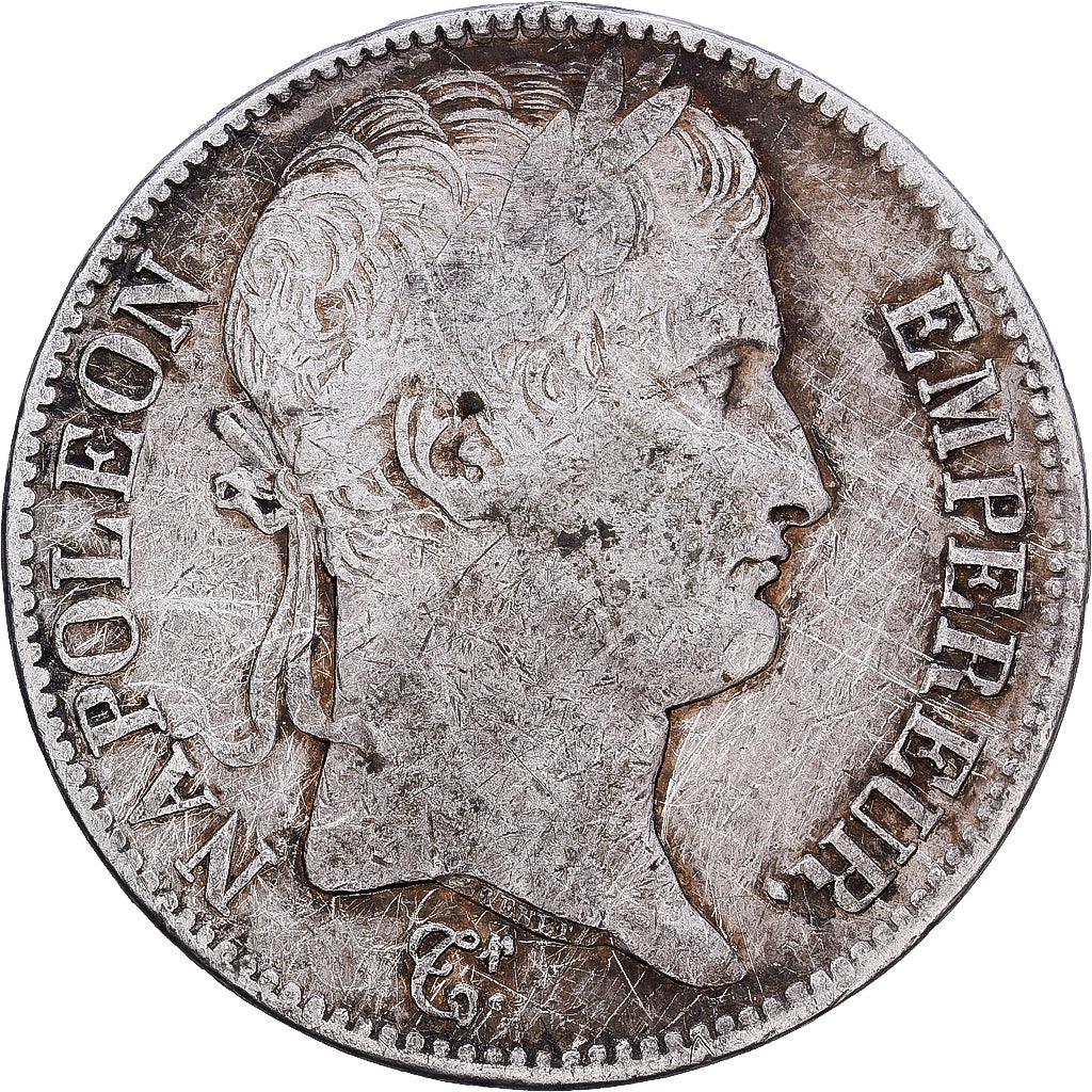 Moneta, Francia, Napoléon I, 5 Francs, 1811, Perpignan, MB+, Argento