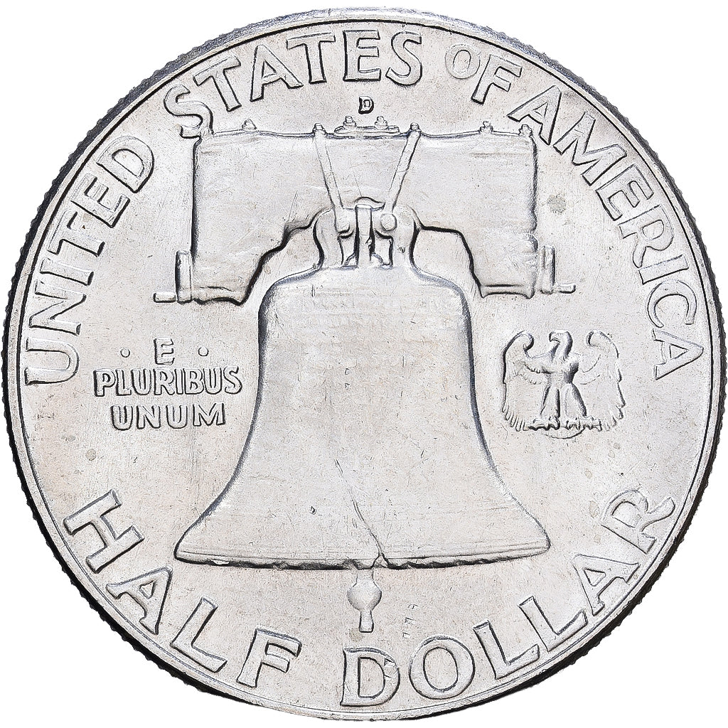 Verenigde Staten, Half Dollar, Franklin Half Dollar, 1962, Denver, Zilver, ZF