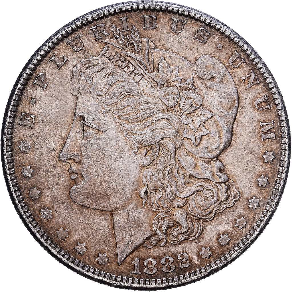 Estados Unidos, Dollar, Morgan Dollar, 1882, Philadelphia, Plata, MBC, KM:110