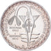 West African States, 500 Francs, 1972, Silver, AU(55-58), KM:7