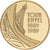 France, 5 Francs, Tour Eiffel, 1989, MDP, Proof, Gold, MS(65-70), KM:968b