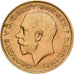Wielka Brytania, George V, 1/2 Sovereign, 1914, Złoto, EF(40-45), KM:819