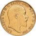 Grande-Bretagne, Édouard VII, 1/2 Souverain, 1909, KM 804