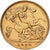 GREAT BRITAIN, 1/2 Sovereign, 1909, KM #804, EF(40-45), Gold, 3.99
