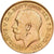 GREAT BRITAIN, 1/2 Sovereign, 1914, KM #819, AU(55-58), Gold, 4.01