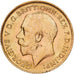 GREAT BRITAIN, 1/2 Sovereign, 1914, KM #819, AU(55-58), Gold, 4.01