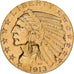 USA, $5, Half Eagle, Indian Head, 1913, San Francisco, Złoto, EF(40-45), KM:129