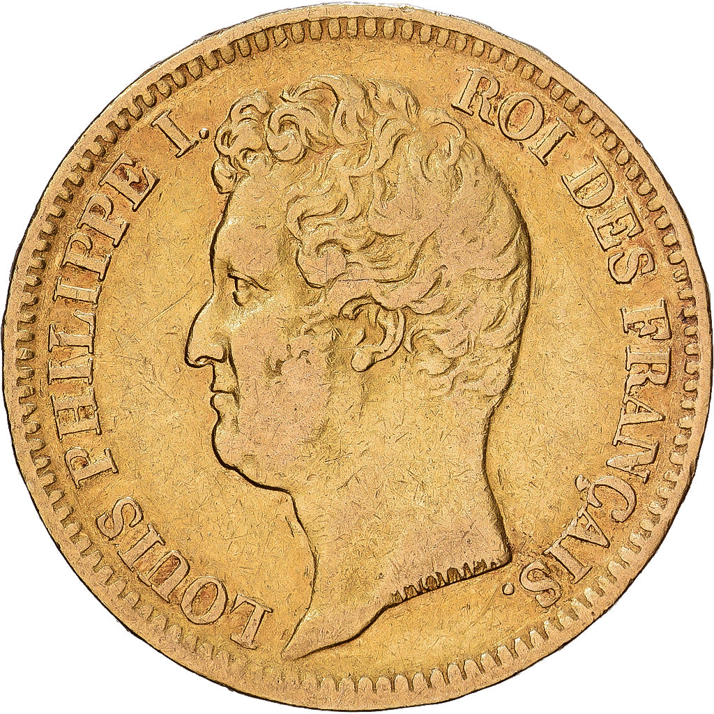 Münze, Frankreich, Louis-Philippe, 20 Francs, 1831, Rouen, S+, Gold, KM:746.2