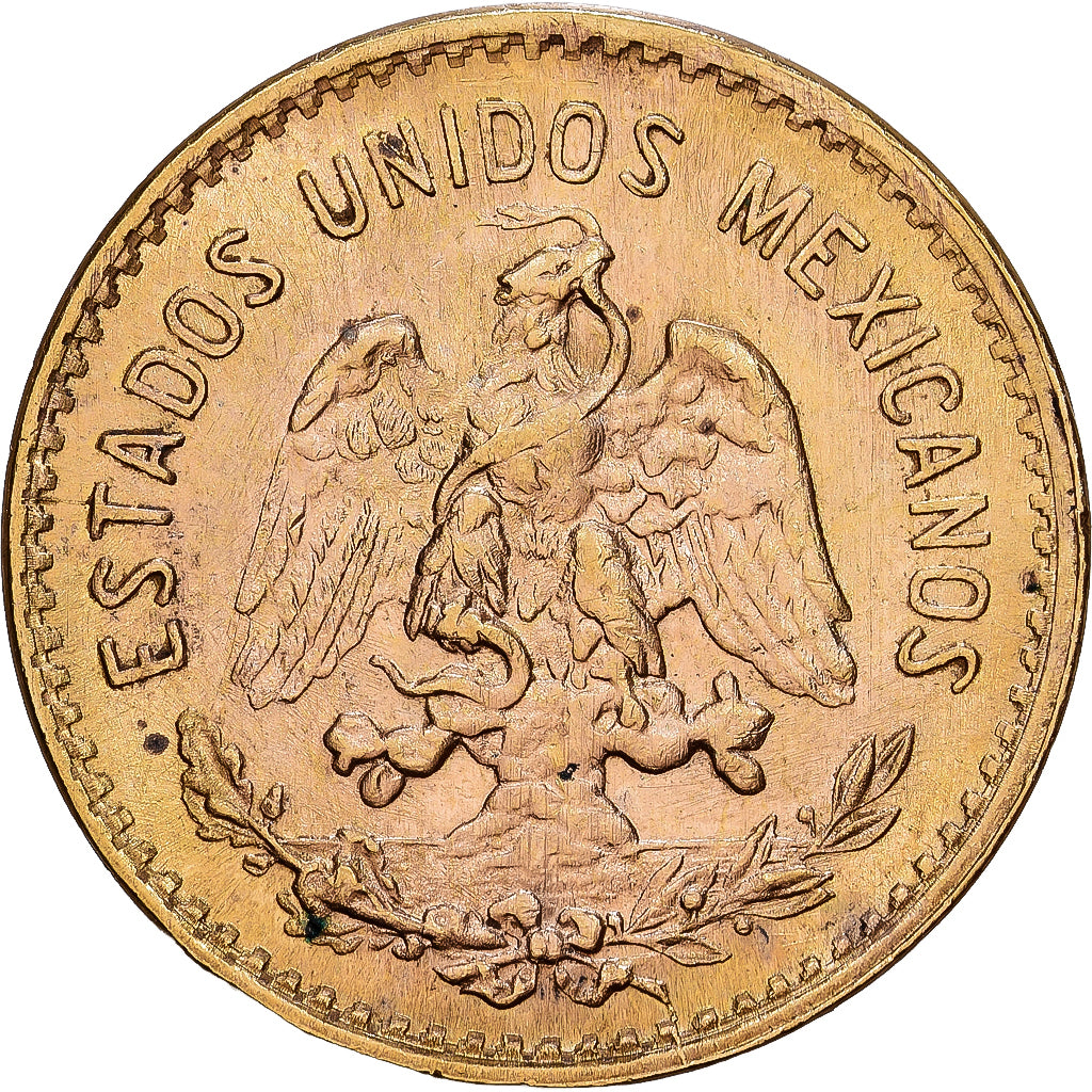 Mexique, 5 Pesos, 1955, Mexico City, TTB+, Or, KM:464