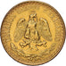 Messico, 2 Pesos, 1945, Mexico City, Oro, SPL-, KM:461