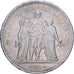 Francja, 5 Francs, Hercule, 1849, Paris, Srebro, EF(40-45), Gadoury:683