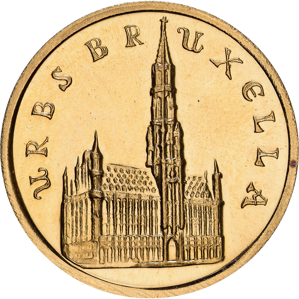 Belgique, Médaille, 1000 ans de Bruxelles, 1979, Or, FDC, Latin